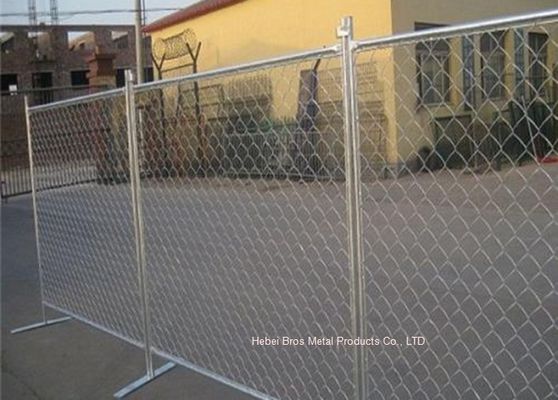Cina Perpipaan Temporary Construction Fence Chain Link For Construction Protection pemasok
