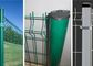 Keamanan Welded Steel Wire Anggar / Segitiga Bending Garden Mesh Fence pemasok