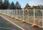 Welded Temporary Mesh Anggar, Electro Galvanized Security Fence Panels pemasok