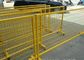 Safety Barrier Temporary Backyard Fence, Temporary Security Fence Panels Untuk Crowd Control pemasok