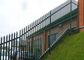 Anti Climb Security Palisade Anggar Gates untuk Lawns / Villas, Metal Picket Fence Panels pemasok